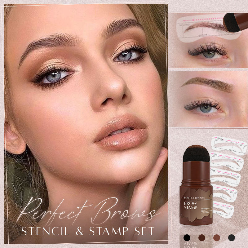 Dobshow® Perfect Brows Stencil & Stamp Kit