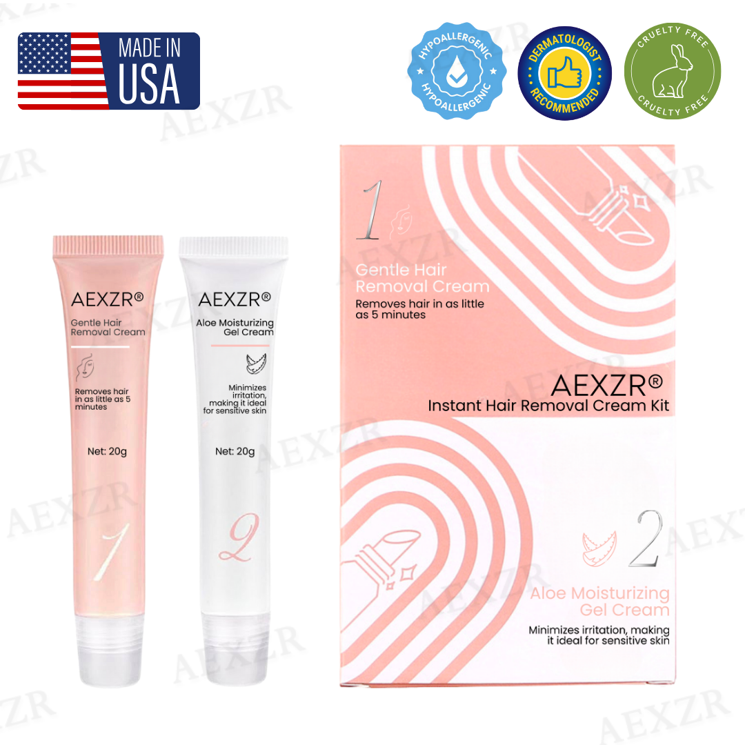 AEXZR® Instant Hair Removal Cream Kit