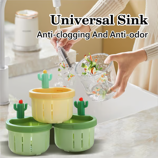 🌵2025 NEW🌵 AEXZR® Cactus Kitchen Sink Drain Strainer PRO