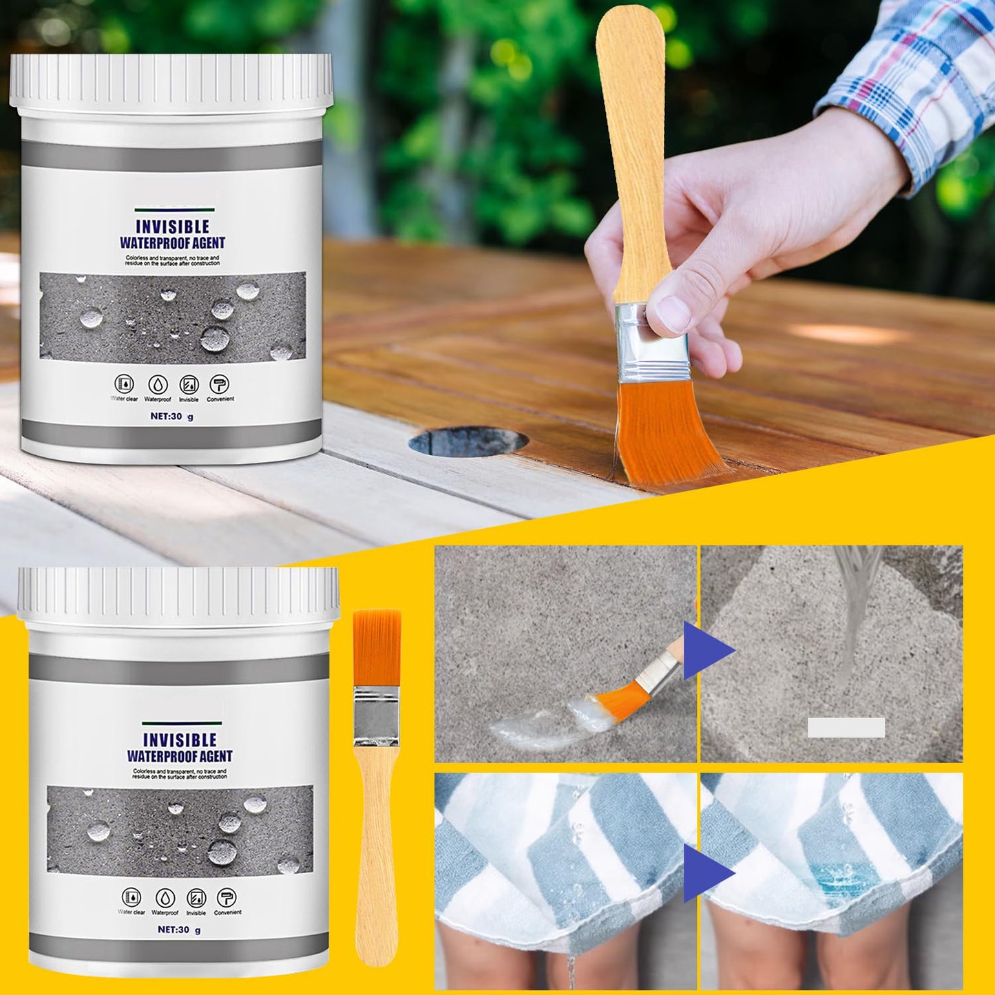Transparent Waterproof Anti Leakage Agent - Long-Lasting Results