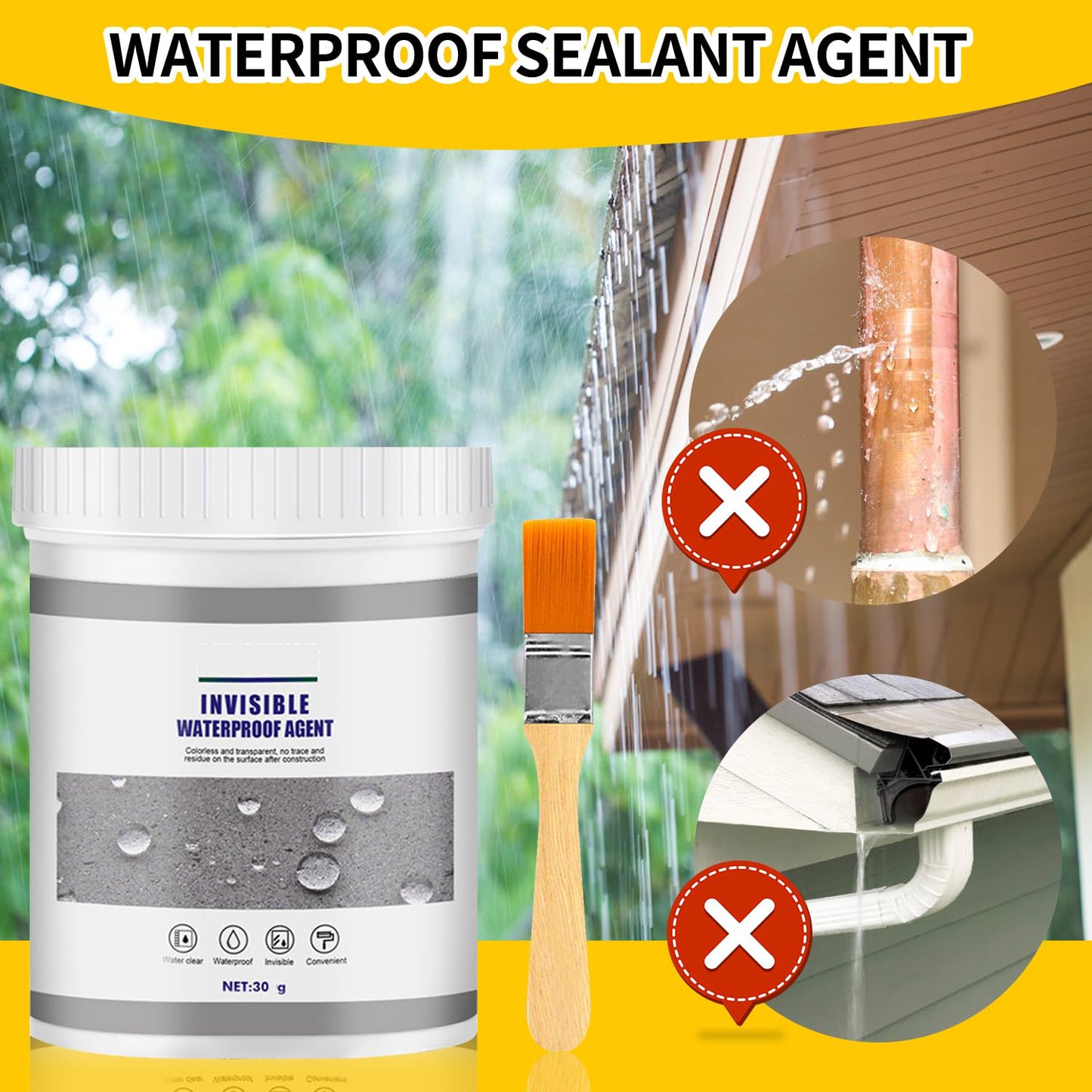 Transparent Waterproof Anti Leakage Agent - Long-Lasting Results