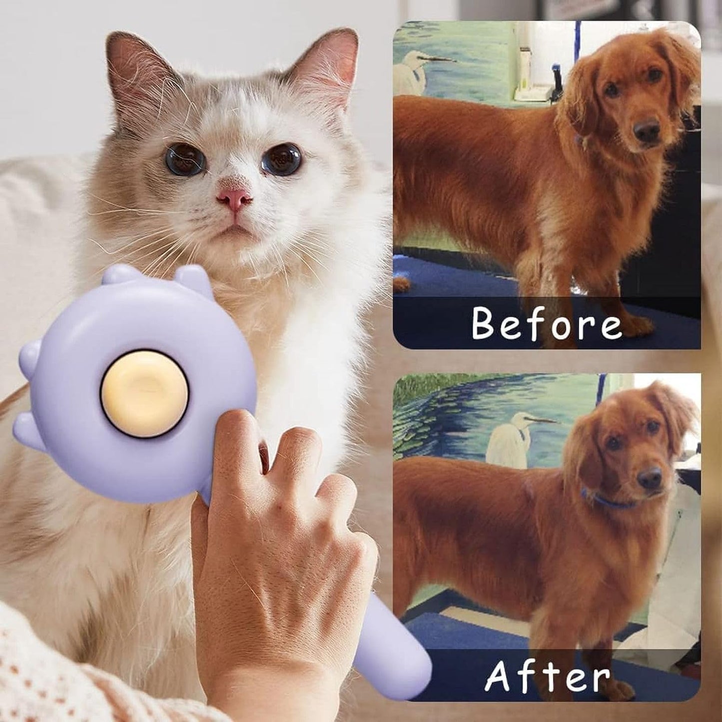 Nurbini® Pet Hair Cleaner Brush Set