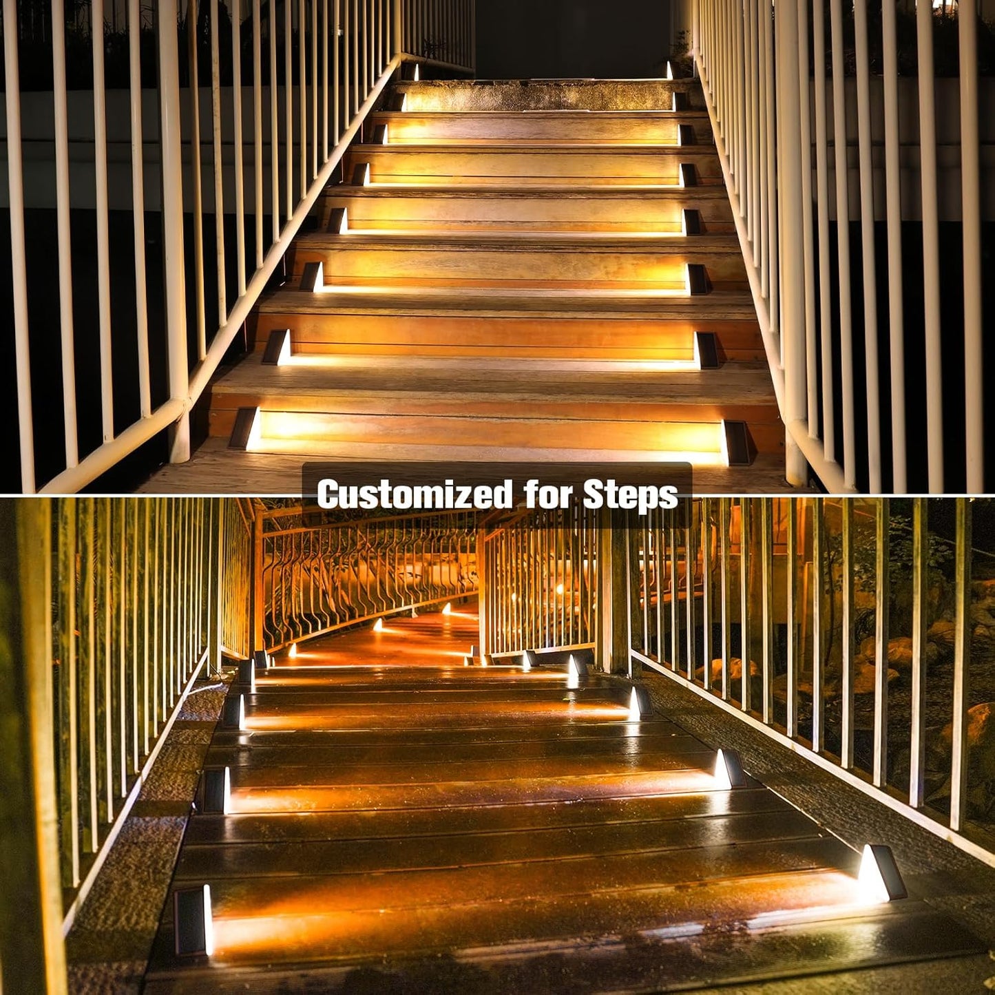 Solar Step Lights Outdoor Waterproof