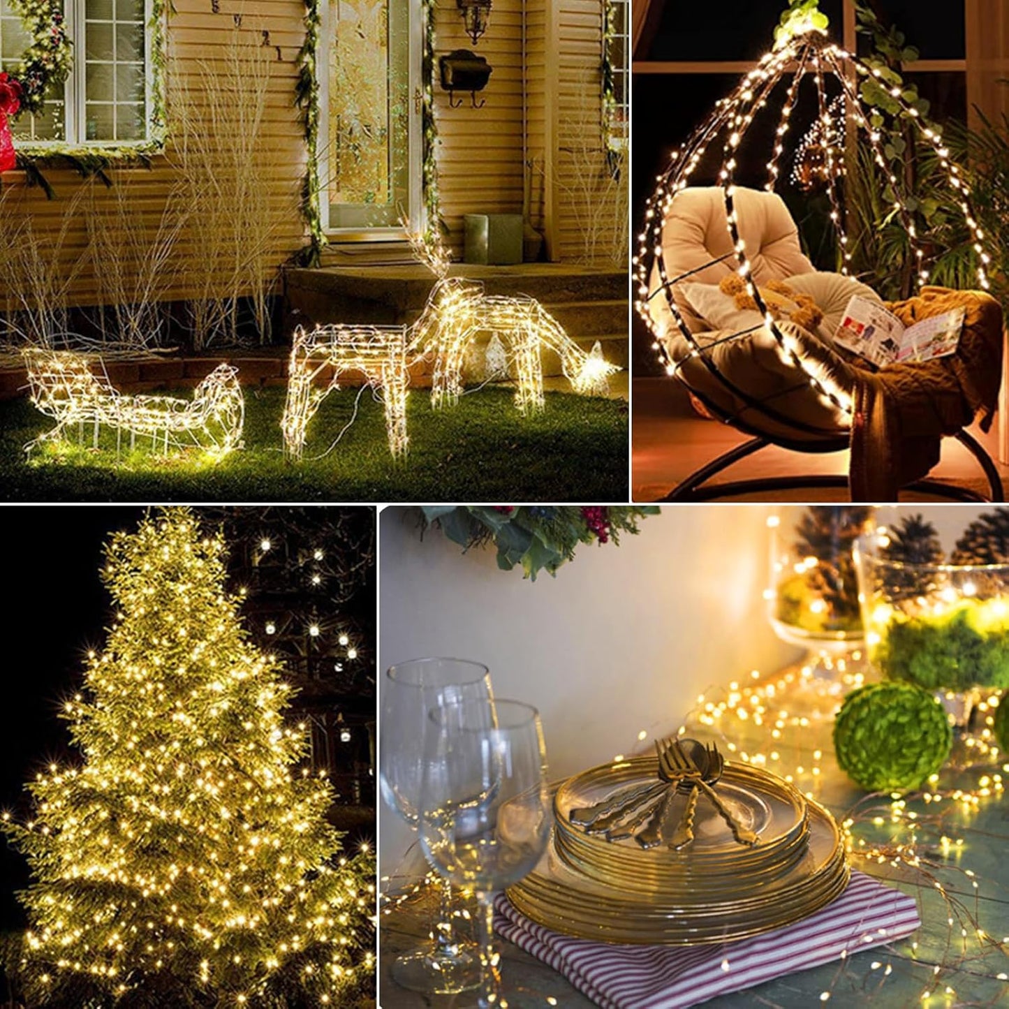 Twinkle Star 300LED Copper Wire String Lights