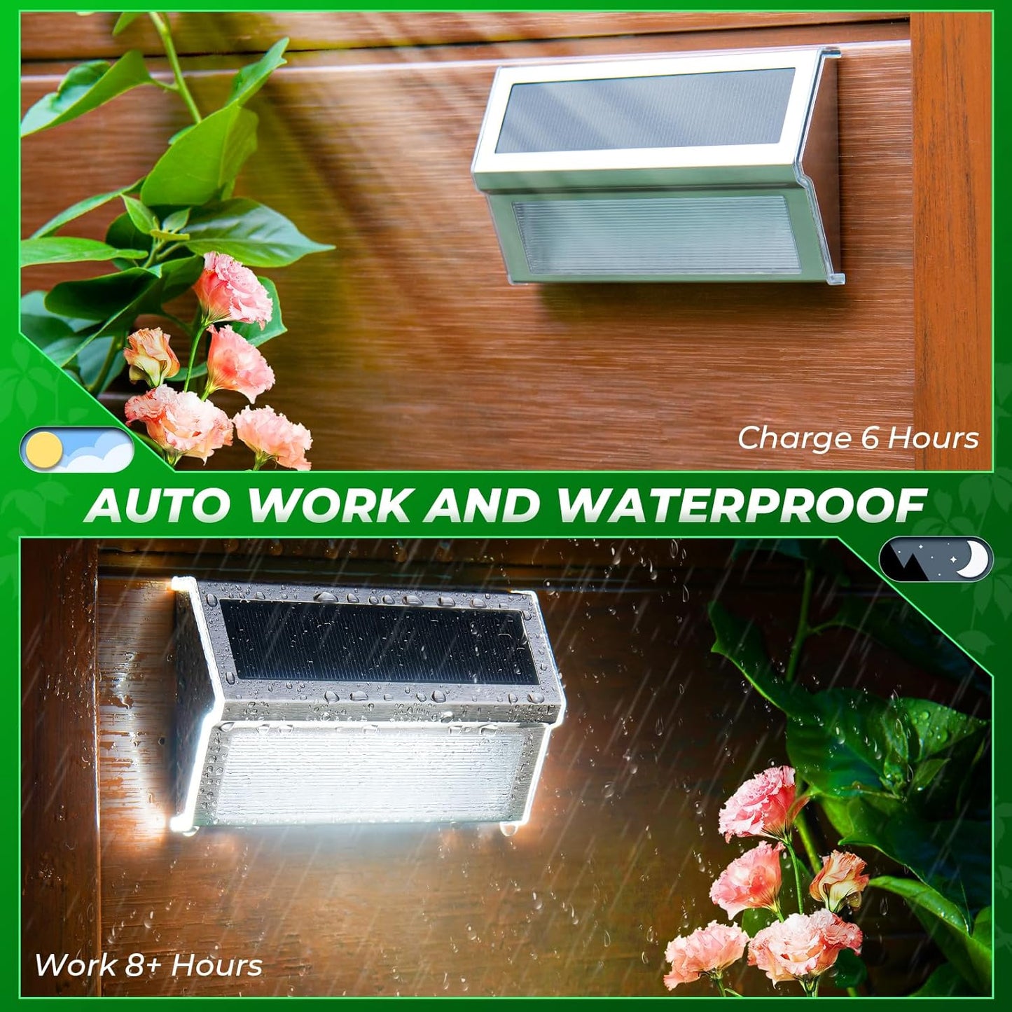 Solar Lights Outdoor for Deck