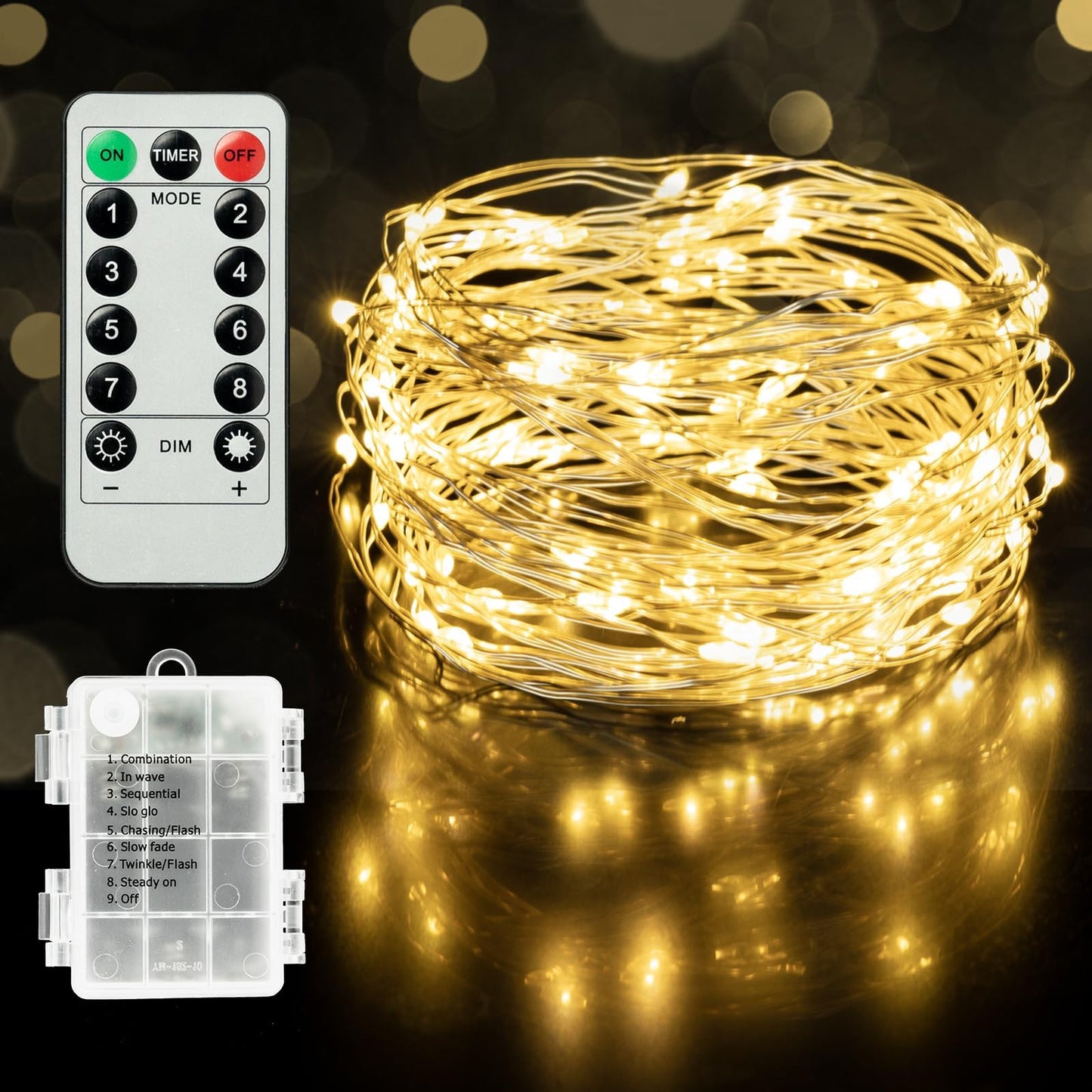 Twinkle Star 300LED Copper Wire String Lights