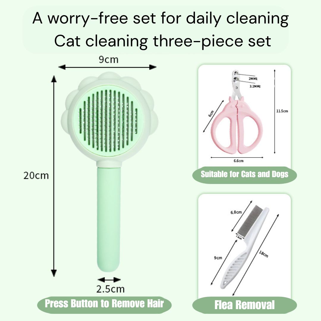 Nurbini® Pet Hair Cleaner Brush Set