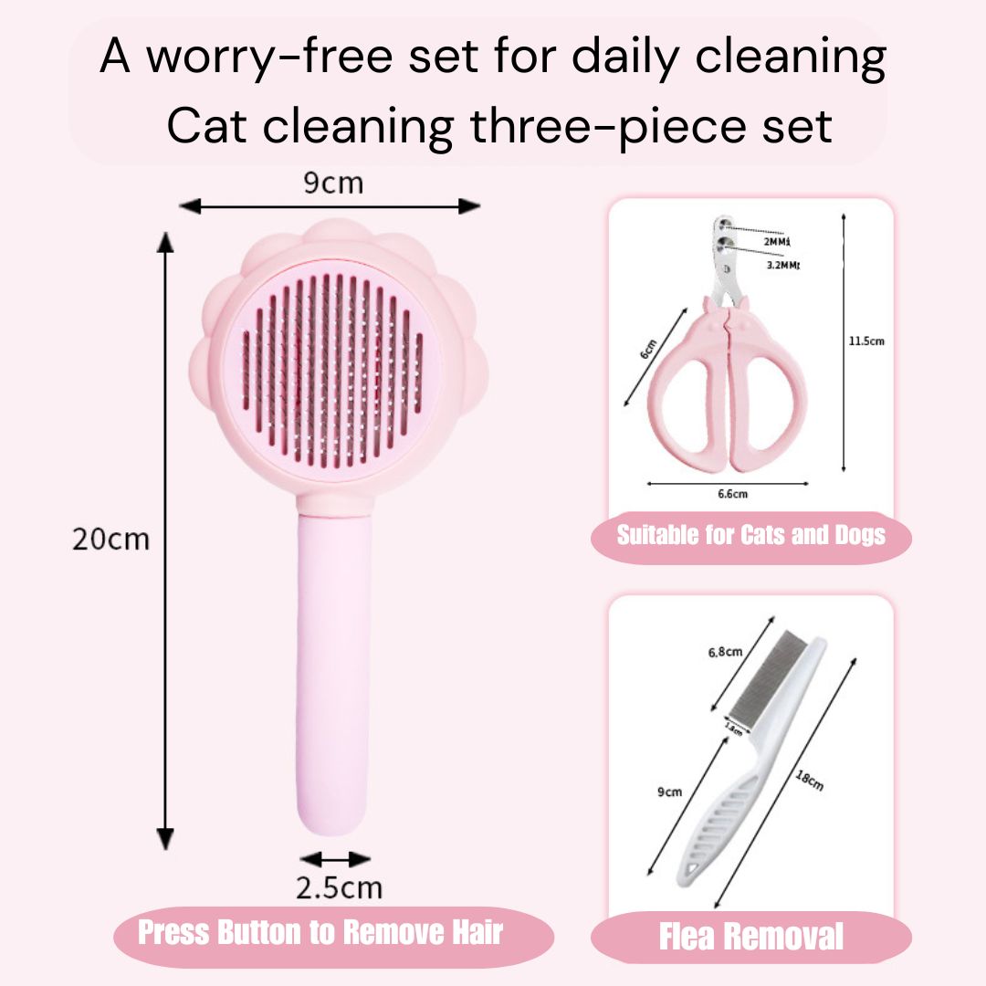 Nurbini® Pet Hair Cleaner Brush Set