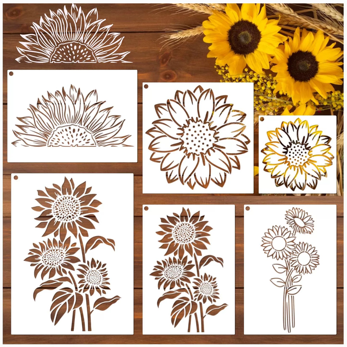 Nurbini® DIY Decoration BloomTrace 💐 Sunflower x 20pc🌻