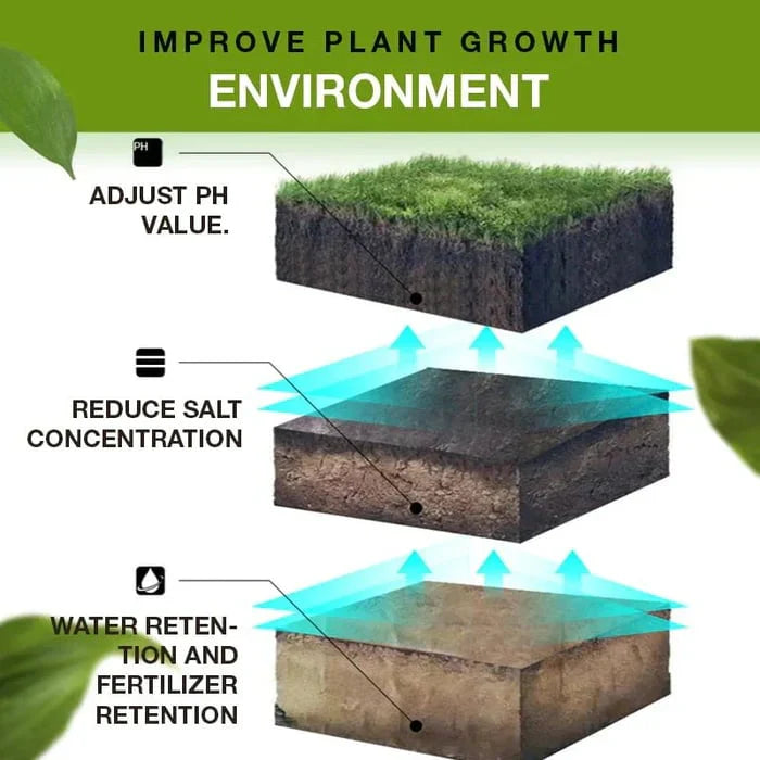 Soil Activated Treasure for Garden Beds, Flower Mixes, Lawns and Gardens, Soil Improvement, Nutrient Absorption Improvement