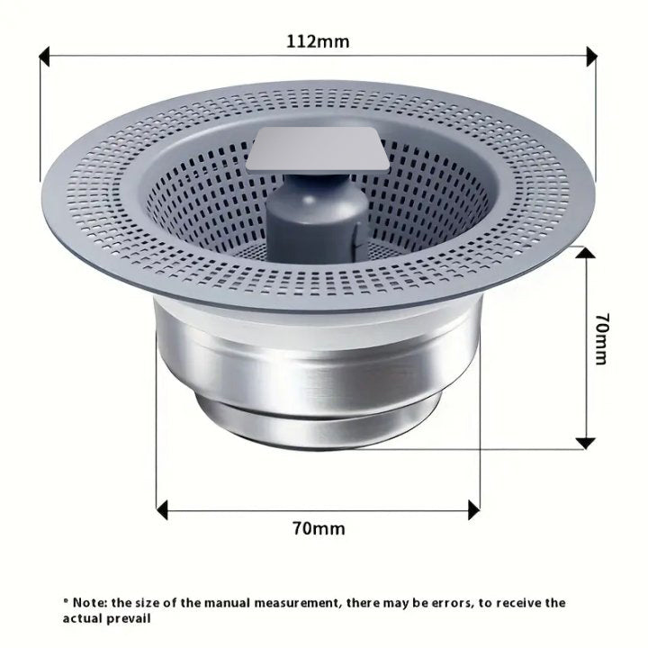 Dobshow® 3 in 1 Kitchen Sink Drain Strainer