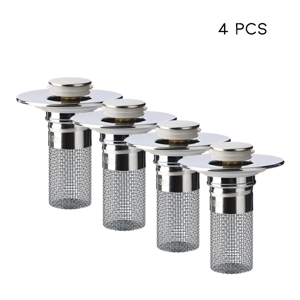 Sink Drain Strainer with Removable Stainless Steel Basket PRO