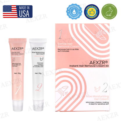 AEXZR® Instant Hair Removal Cream Kit