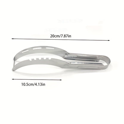 🍉NOWORDUP® Stainless Steel Watermelon Slicer 🔪 Silver 3Cr13 Stainless Steel