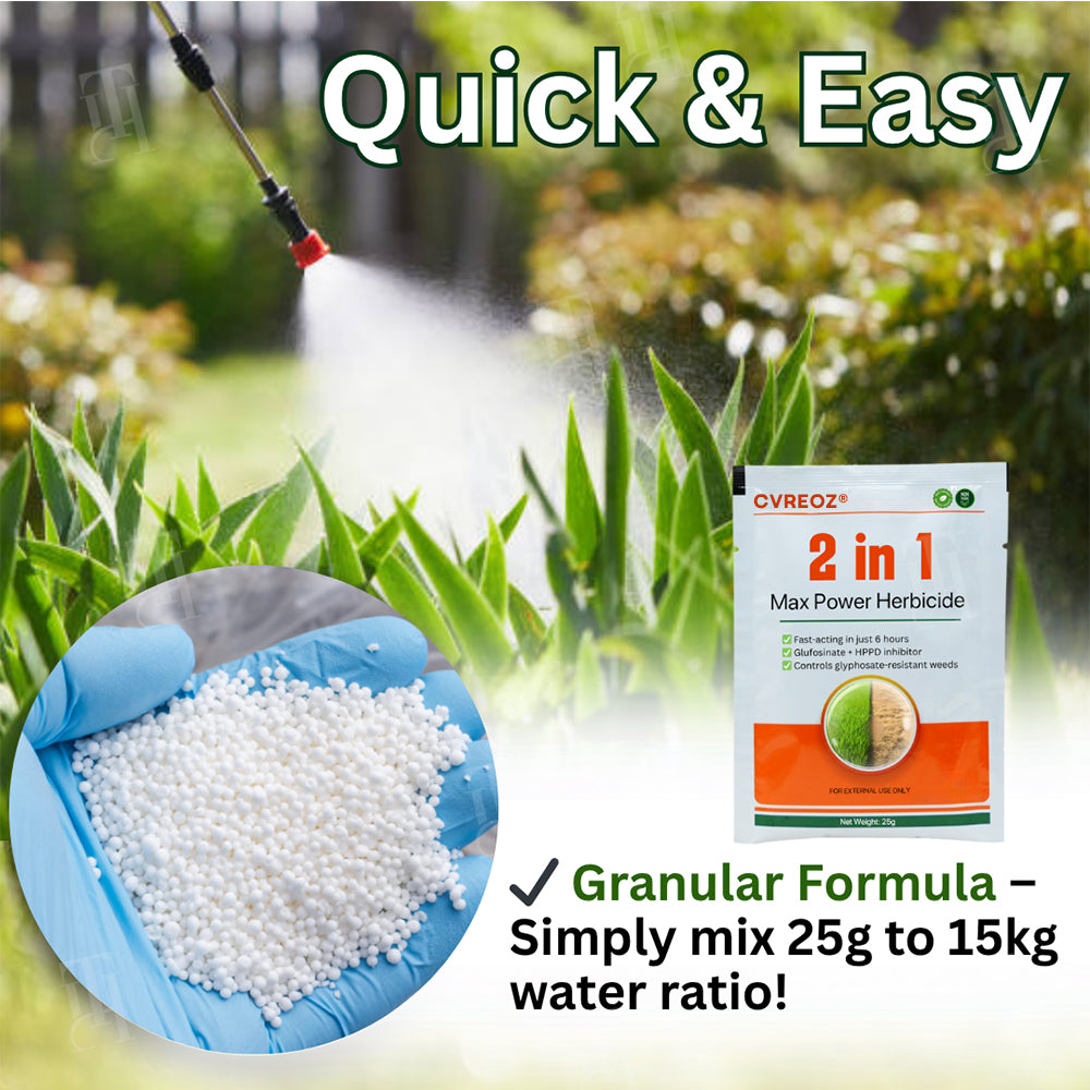 🔥Hot Sale- 70%OFF End in 10 Mins🌿 | Cvreoz® 2 in 1 Max Power Herbicide