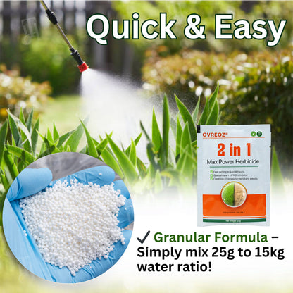 🔥Hot Sale- 70%OFF End in 10 Mins🌿 | Cvreoz® 2 in 1 Max Power Herbicide