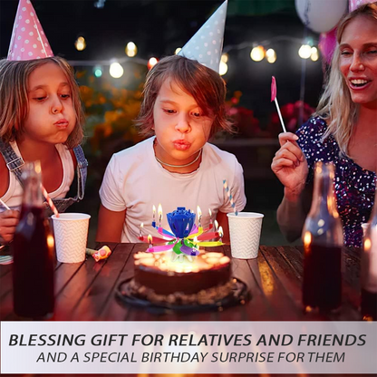 2025🎂 RICPIND® Glow Petal Spinning Musical Birthday Candle