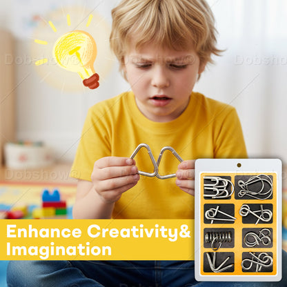 Dobshow® 3D Metal Challenge Puzzle Toy