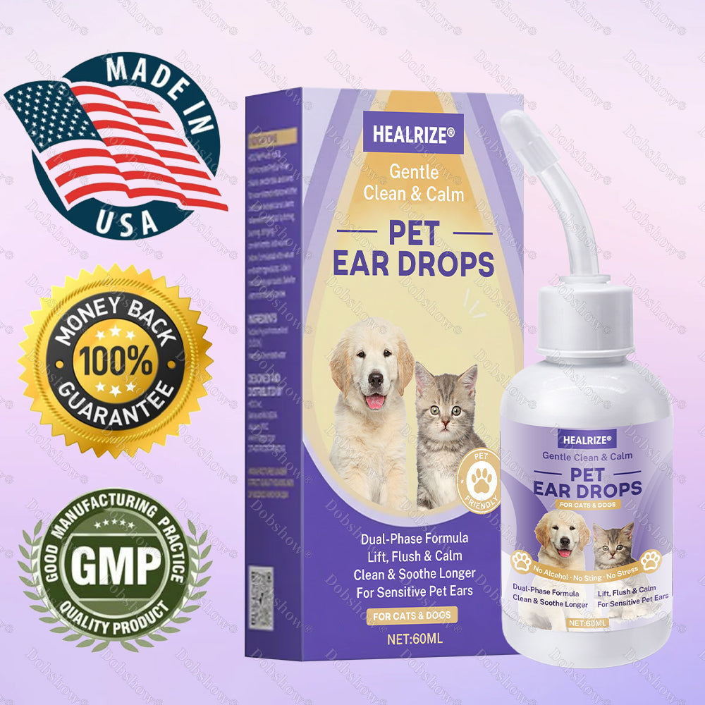 🔥 𝙉𝙚𝙬 𝙔𝙚𝙖𝙧 𝙎𝙖𝙡𝙚 | Healrize® Gentle Clean & Calm Pet Ear Drops