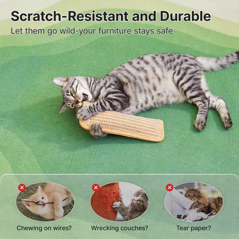 (𝙎𝙥𝙚𝙘𝙞𝙖𝙡 𝙋𝙧𝙤𝙢𝙤𝙩𝙞𝙤𝙣💖)MomoNook Catnip Kicker Toy: 6000mg Organic Catnip & Durable Sisal Scratching Toy for Indoor Cats & Kittens