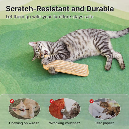 (𝙎𝙥𝙚𝙘𝙞𝙖𝙡 𝙋𝙧𝙤𝙢𝙤𝙩𝙞𝙤𝙣💖)MomoNook Catnip Kicker Toy: 6000mg Organic Catnip & Durable Sisal Scratching Toy for Indoor Cats & Kittens