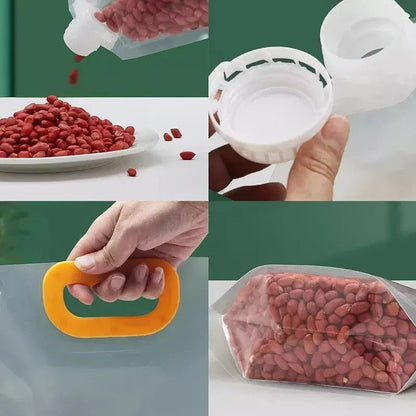 Dobshow® Reusable Transparent Grain and Rice Storage Bags