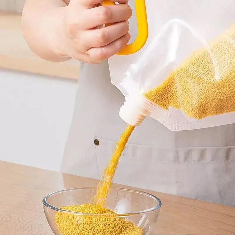 Dobshow® Reusable Transparent Grain and Rice Storage Bags