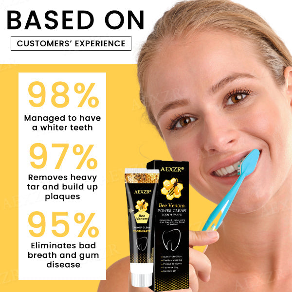 AEXZR® Bee Venom Power Clean Toothpaste