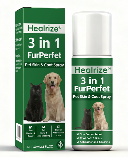 🔥 𝙉𝙚𝙬 𝙔𝙚𝙖𝙧 𝙎𝙖𝙡𝙚 | Healrize® 3 in 1 FurPerfect Pet Skin & Coat Spray