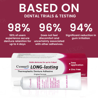 Cvreoz® Thermoplastic Denture Adhesive