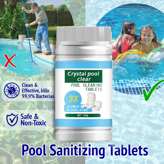 2025 Enhanced Formula Revitalized Pool Sanitizing Tablets