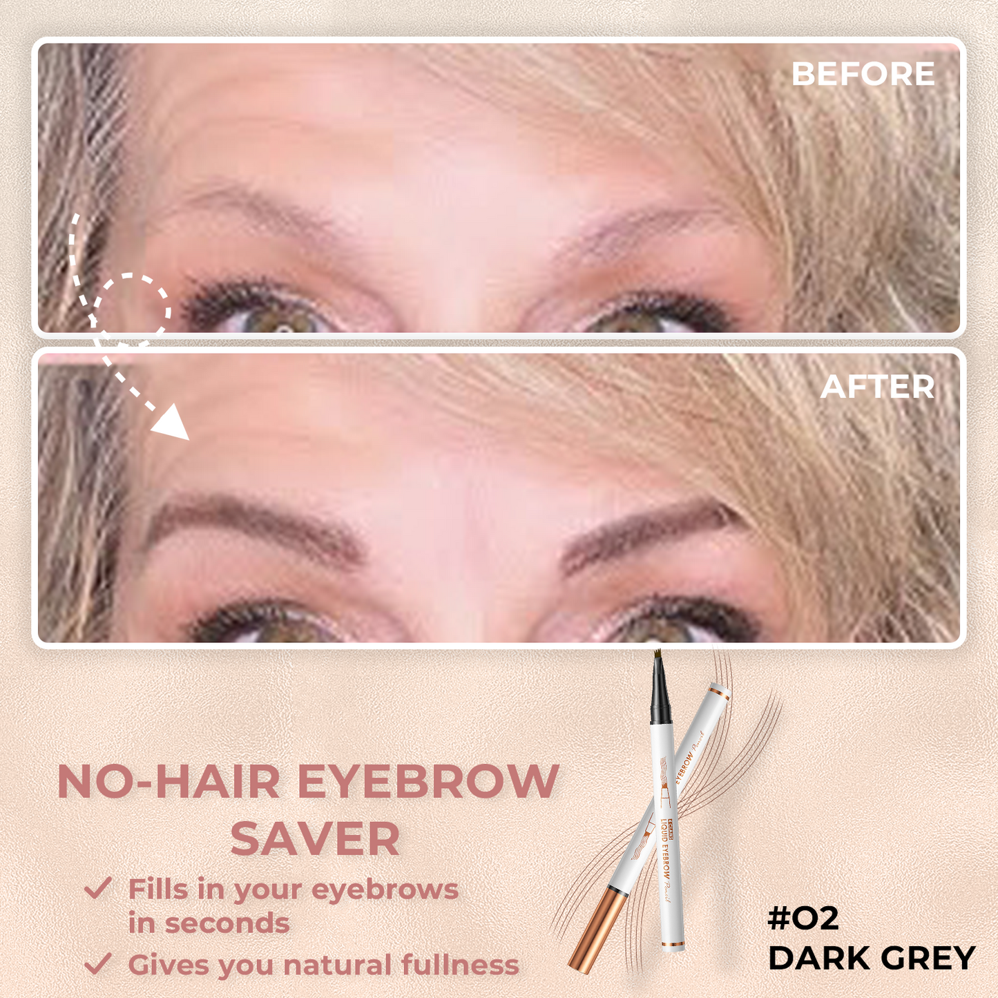 Dobshow® Patented Microblading Tattoo Eyebrow Ink Pen