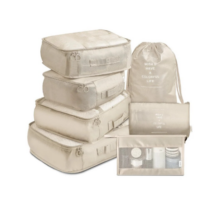 Dobshow® 7-Pieces Waterproof Travel Organizer Packing Set ✈️🧳