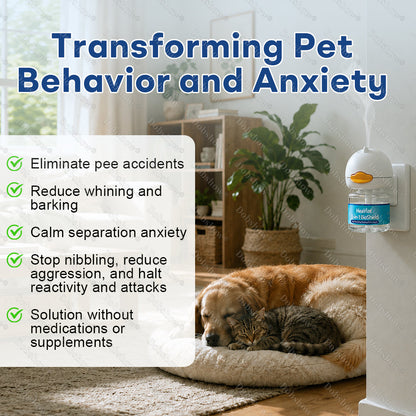 Healrize®🐕3-in-1 BioShield 60-Day Dog Calming Diffuser Kit – Anxiety Relief, Sedation Support, Odor Control & Insect Repelling