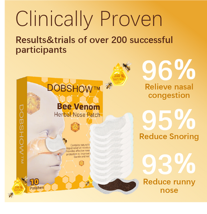 Dobshow™ Bee Venom Herbal Nose Patch