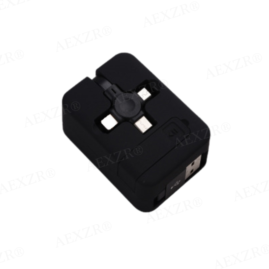 AEXZR® Three-in-One Charging Cable Roll