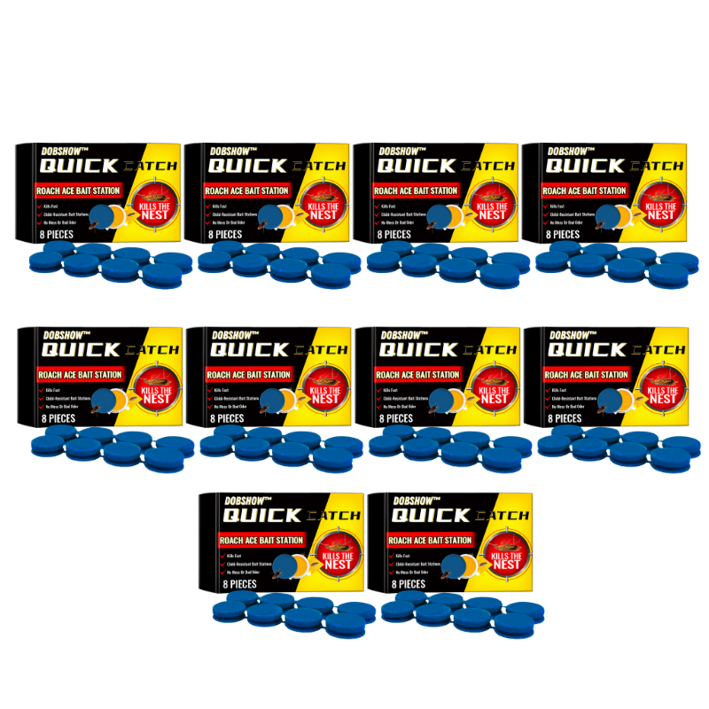NOWORDUP® QuikCatch Killer RoachAce Bait Station
