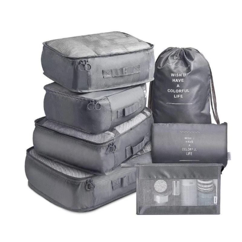 Dobshow® 7-Pieces Waterproof Travel Organizer Packing Set ✈️🧳