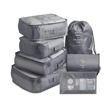 Dobshow® 7-Pieces Waterproof Travel Organizer Packing Set ✈️🧳