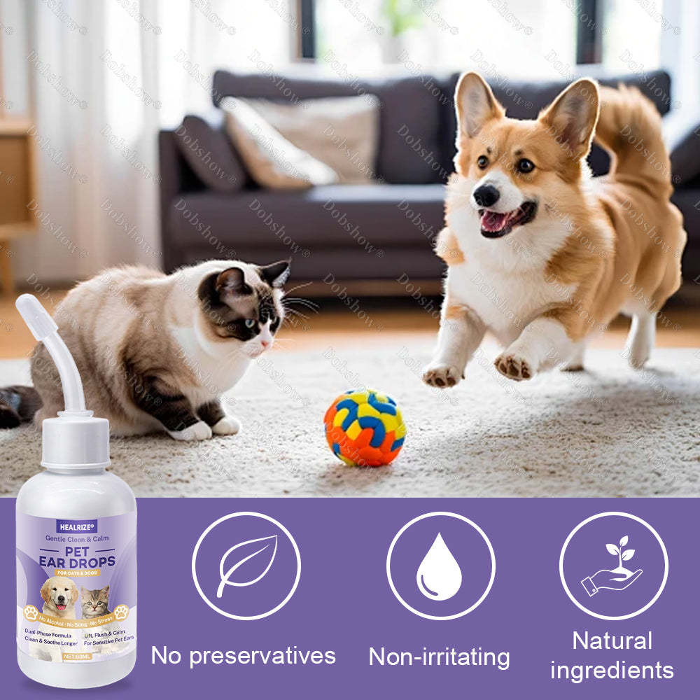🔥 𝙉𝙚𝙬 𝙔𝙚𝙖𝙧 𝙎𝙖𝙡𝙚 | Healrize® Gentle Clean & Calm Pet Ear Drops