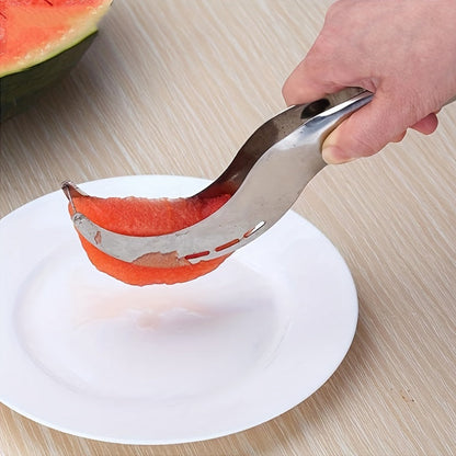 🍉NOWORDUP® Stainless Steel Watermelon Slicer 🔪 Silver 3Cr13 Stainless Steel