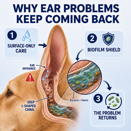 🐱🐕Healrize® 5-in-1 Ear Infection & Itch Relief Flush for Dogs & Cats