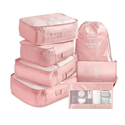 Dobshow® 7-Pieces Waterproof Travel Organizer Packing Set ✈️🧳