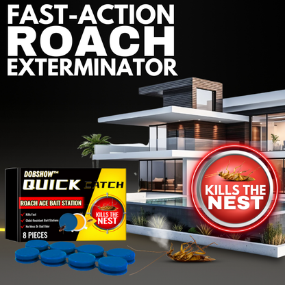 NOWORDUP® QuikCatch Killer RoachAce Bait Station