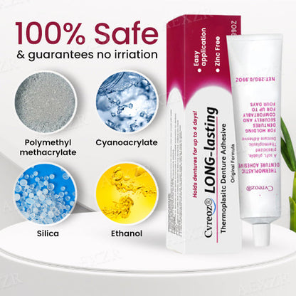 Cvreoz® Thermoplastic Denture Adhesive