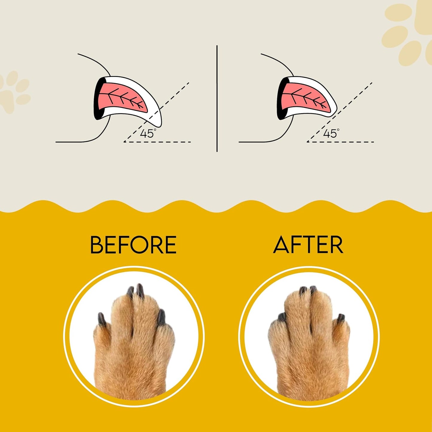 Dog Nail File with Replaceable Sandpaper, Dog Scratch Pad for Nails Stress-Free Nail Filing for Dogs Mini Nail Scratch Board for Dog