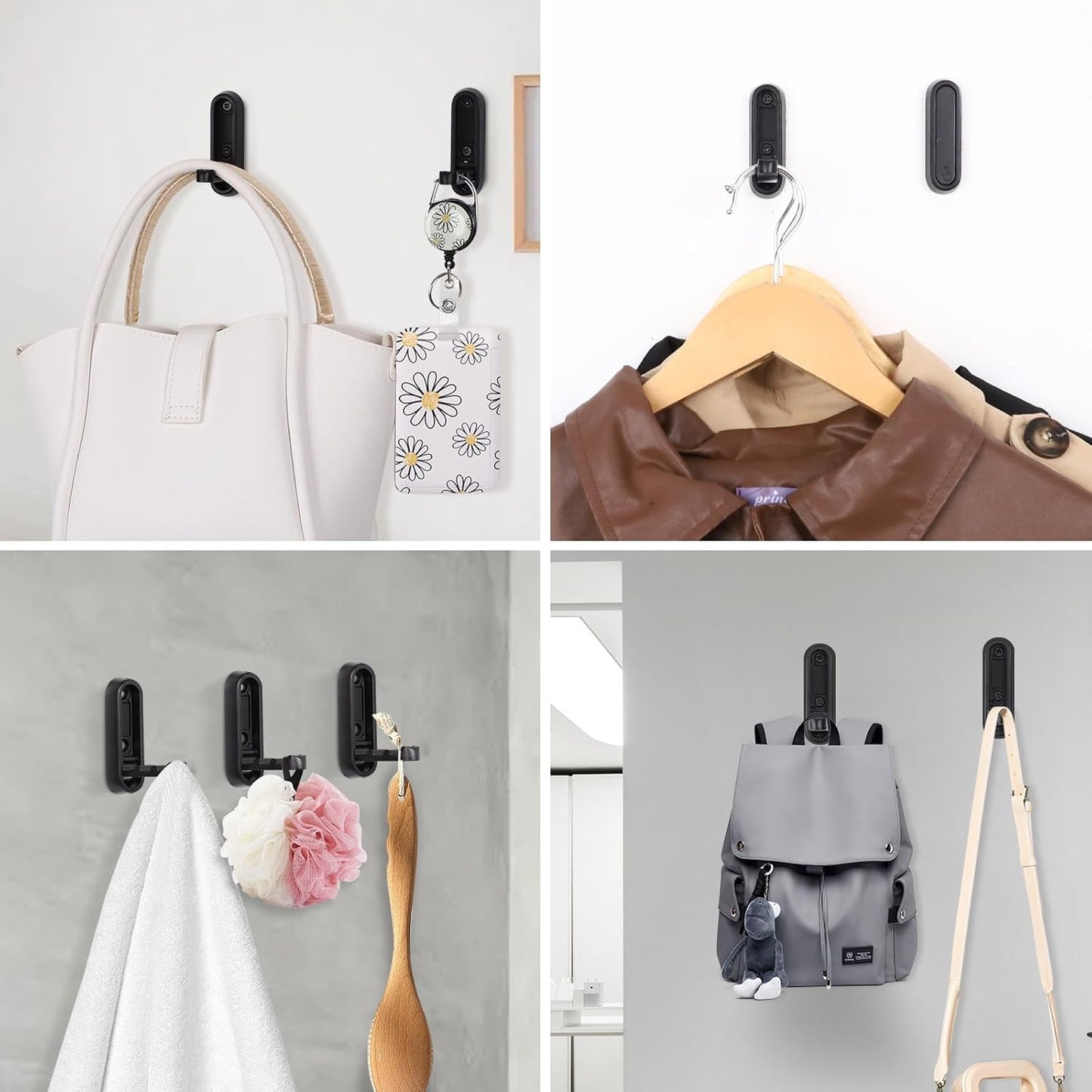 2025 Upgraded Nurbini® Foldable Wall Metal Hook