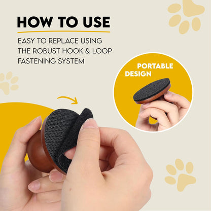 Dog Nail File with Replaceable Sandpaper, Dog Scratch Pad for Nails Stress-Free Nail Filing for Dogs Mini Nail Scratch Board for Dog