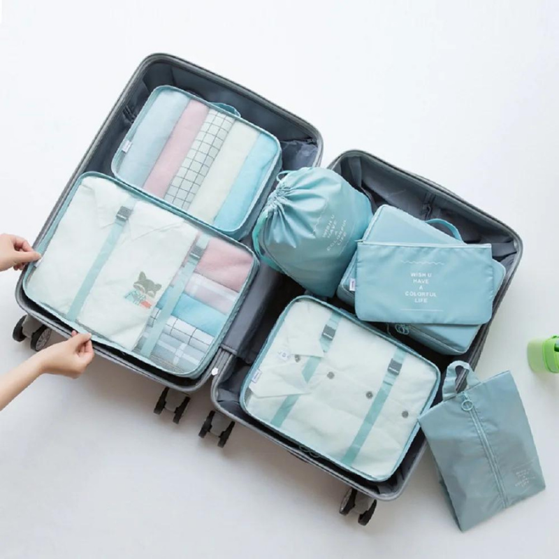 Dobshow® 7-Pieces Waterproof Travel Organizer Packing Set ✈️🧳