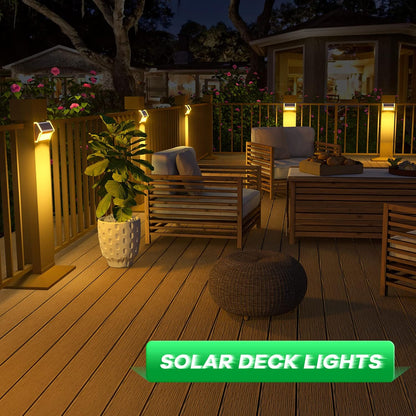Solar Lights Outdoor for Deck
